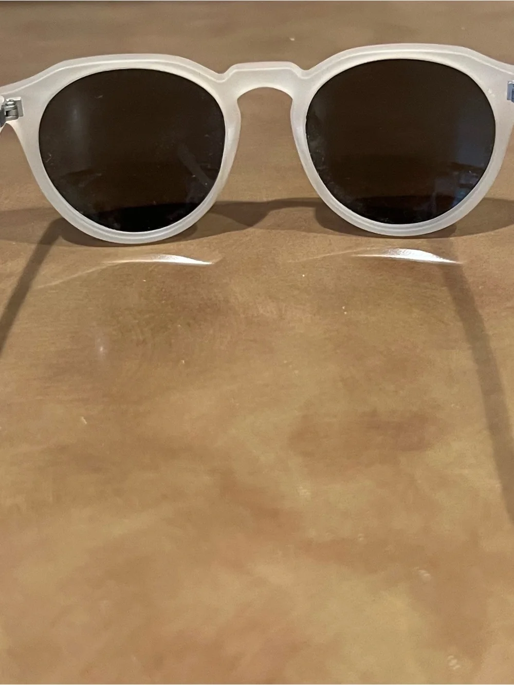 ZARA Round Polarized Durable Plastic Sunglasses ;Used
